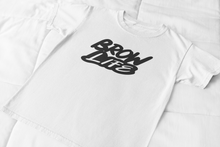 Load image into Gallery viewer, Brow Life T-Shirt White Tee