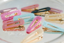 Load image into Gallery viewer, Colorful Glitter Hair Clips 2 Clips (1 Pair)