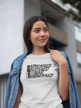 Load image into Gallery viewer, Stressed, Blessed and Nail Obsessed T-Shirt White