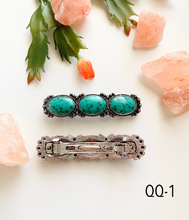 Load image into Gallery viewer, Stone vibe hair barrette 1 piece