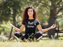 Load image into Gallery viewer, Trust The Universe T-Shirt Black