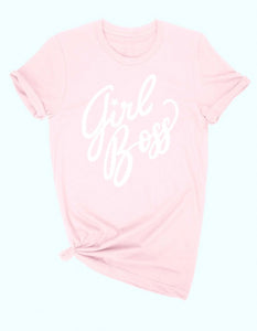 Girl Boss T-Shirt Pink
