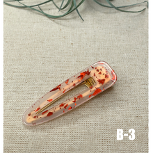 Load image into Gallery viewer, SPECKELED Hair Clips Resin Hair Barrettes Alligator Hair Clips
