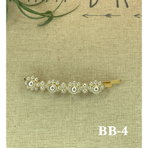 Gold and Pearl variety shape hair clips