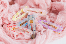 Load image into Gallery viewer, SPECKELED Hair Clips Resin Hair Barrettes Alligator Hair Clips
