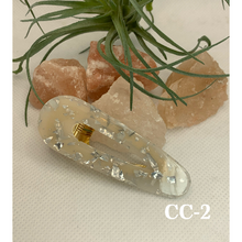 Load image into Gallery viewer, Trendy prints hair clips 2.5 inches.
