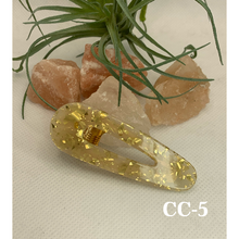 Load image into Gallery viewer, Trendy prints hair clips 2.5 inches.
