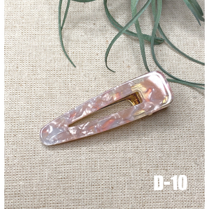 1 PCS Barrette Acrylic Resin Hair Clips Geometric Alligator Hair Barrettes