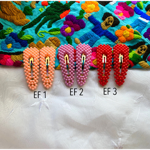 Color pop bright color bubble hair clips 2 pcs