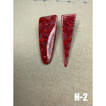 Load image into Gallery viewer, 2 PC- Triangle Resin Hair Barrettes Alligator Hair Clips
