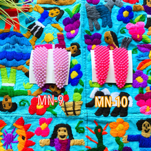 Load image into Gallery viewer, Colorful pearl inspired hair clips 2 pcs
