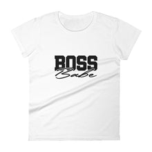 Load image into Gallery viewer, Boss Babe Women&#39;s short sleeve t-shirt
