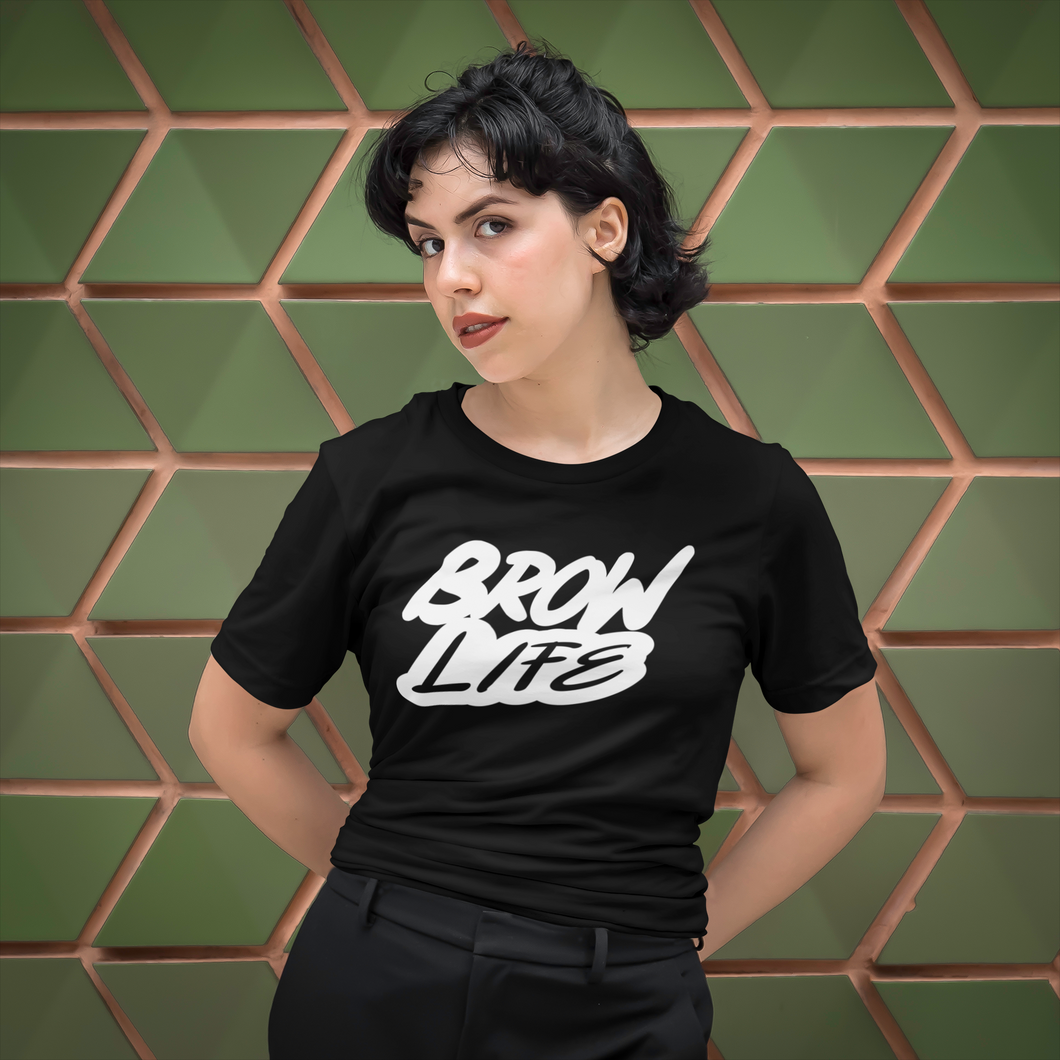 Brow Life Black Tee