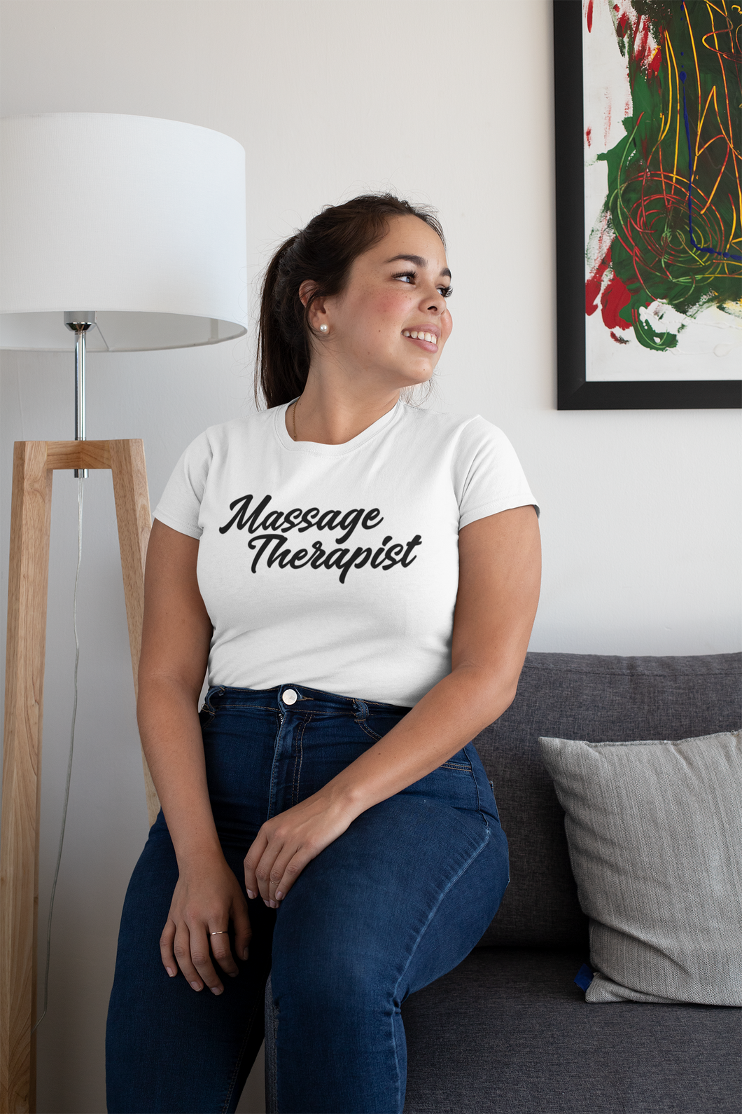 Massage Therapist T-Shirt White
