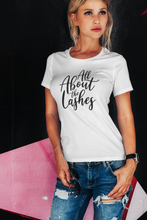 Load image into Gallery viewer, All About The Lashes Short-Sleeve Unisex T-Shirt
