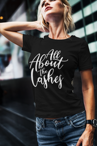 All about the lashes Short-Sleeve Unisex T-Shirt