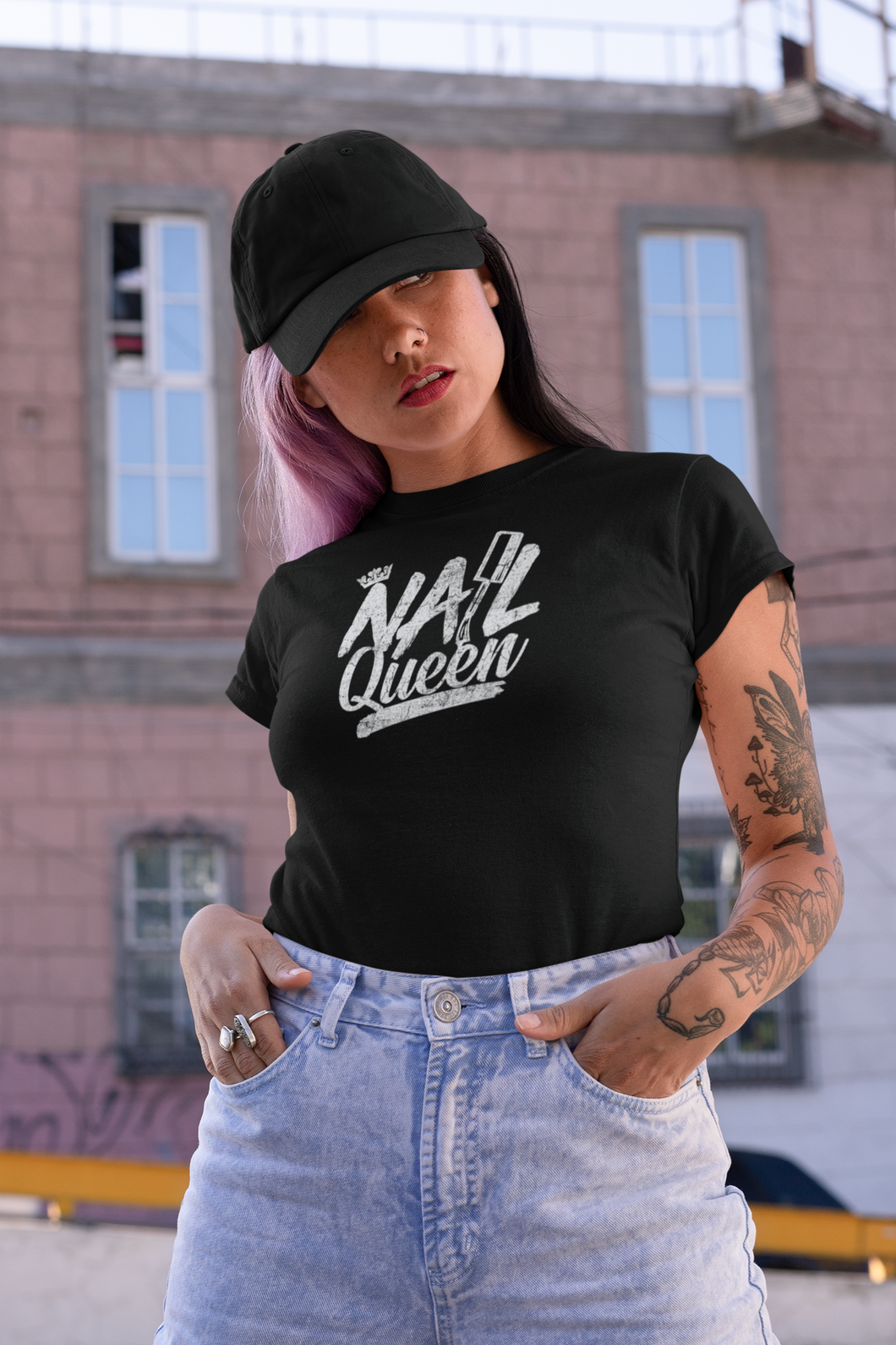 Nail Queen T-Shirt Black