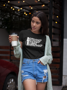 Stressed, Blessed and Nail Obsessed T-Shirt Black
