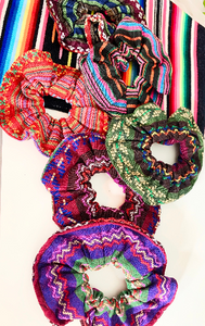 Serape Scrunchies Colorful Design Scrunchies